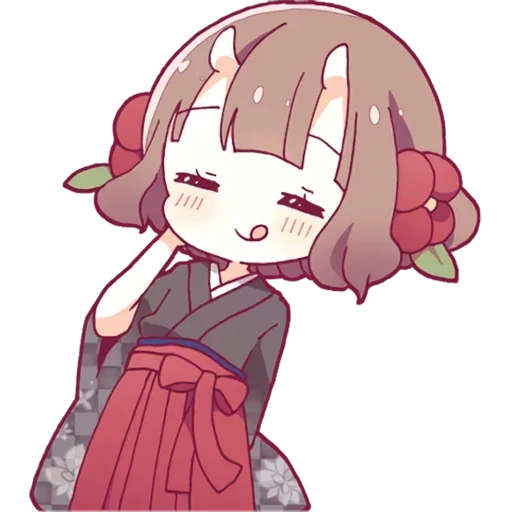 kimono, anderteil chibi