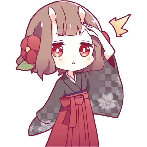 jours, kimono, chibi tian, chala chibi, andertell chibi