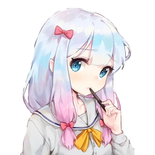 sagiri, anime tian qi, carino giorno anime, anime lovely day girl, muovi la ragazza dei fumetti