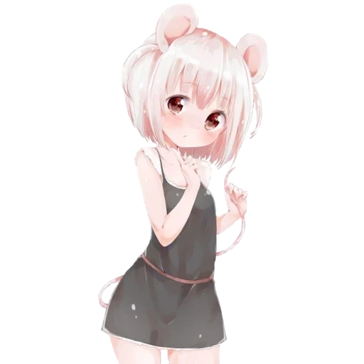 tanaka, animación neko, animación de kavai, día pequeño, baka linda chica de animación