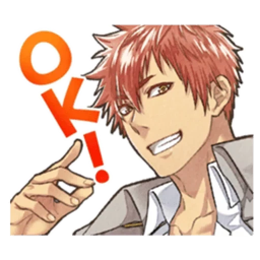 anime, les gars de l'anime, personnages d'anime, blue exorcist renzo shima, sept 707 mystic messenger