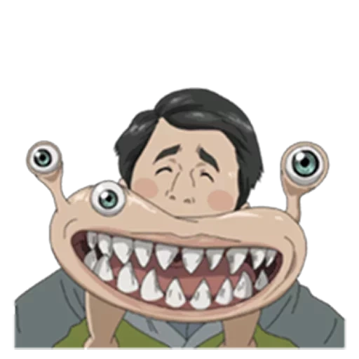 parasita anime, personagem de anime, parasita mamoru uda, motivo parasita de animação, animação parasita regular