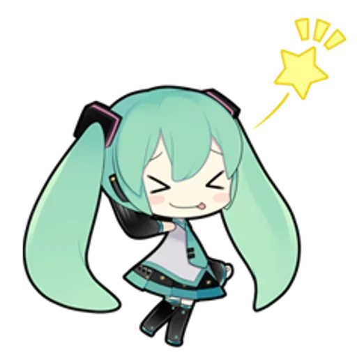 o primeiro som é lindo, o primeiro som é lindo, hatsune miku, três bancos de som inicial chibi, chibi hajinmeku