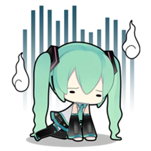 primer tono de los estados unidos durante mucho tiempo, tres biblioteca de sonido inicial chibi, hatsune miku chibi, miku hatsune watsap, símbolo de expresión hatsune miku