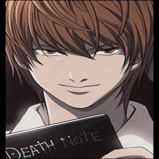 immagine, yagami light, death note, yagami light kira, nota di morte l