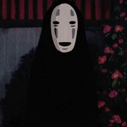 studio ghibli, directed by ghosts, carried away by the ghosts of caonashi, faceless carried away by ghosts, faceless art carried away by ghosts
