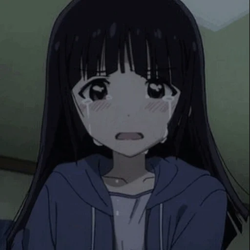 dia, animação, figura, lágrimas estéticas anime, personagem de anime chorando