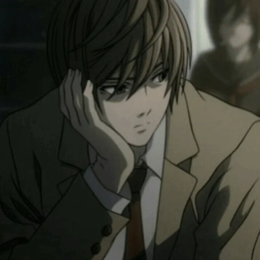 yagami léger, menace de mort, note de mort l, note légère de la mort, yagami light note de la mort