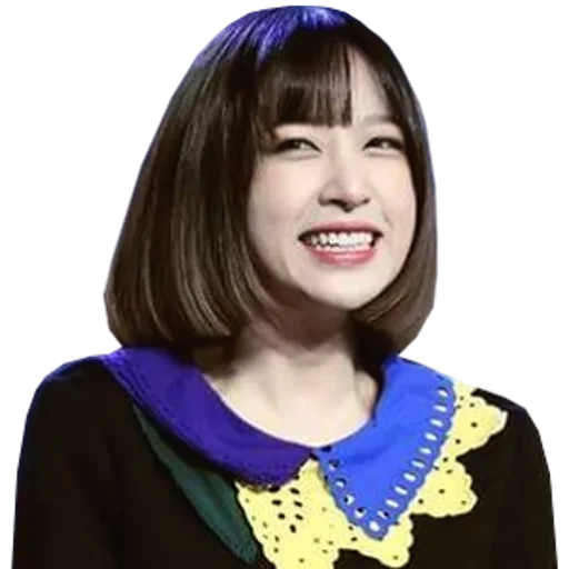 asiático, mulher, gfried eunha art, penteado coreano, exid hani weekly idol