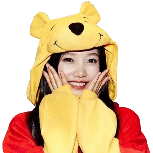 iu kigurumi, kigurumi winnie the pooh, tigre amarillo de kigurumi, fondo transparente peek-a-boo, terciopelo rojo halloween irene