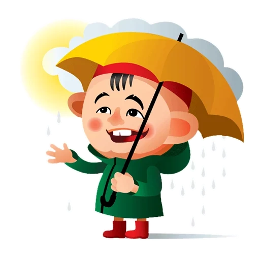 the people, kasachstan, leichter regen, kasachische cartoon, kasachisch lächelndes gesicht