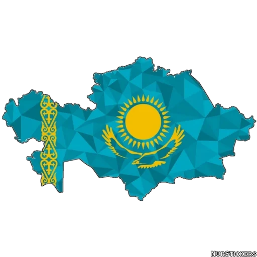 казахстан, флаг казахстана, карта казахстана, казахстан карта флаг, флаг казахстана рисунок