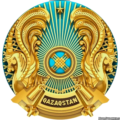 nationales emblem der republik kasachstan, kasachstan, nationalwappen von kasachstan, nationalwappen von kasachstan, das nationale symbol von kasachstan