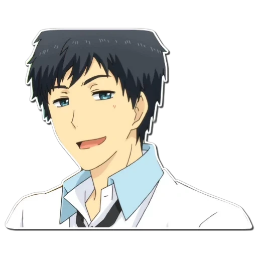 figure, kaisaki arada, cartoon character, relife ryo arata, animation rebirth