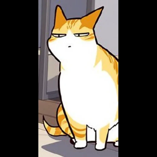 gato, gatos, gato, gato de elisad, arte de gato de anime