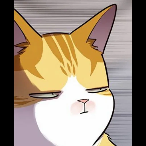 kucing, esized, kucing elis, anime cat, anime kawai