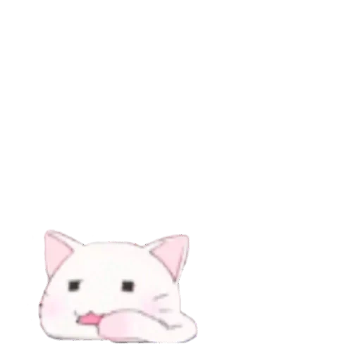 anime carino, anime kawai, gatti anime, kitty chibi kawaii, kawaii museruola di un gatto