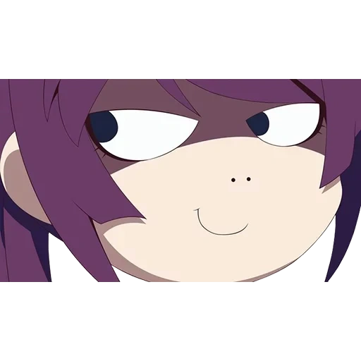 animation, monogatari, evil anime, cunning face animation, bakemonogatari cartoon meme