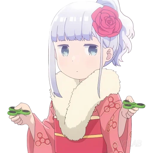 lindo anime, anime desenhos fofos, sagiri amplying kimono, cannes kobayashi kimono, twinkle bell mutsuki kurage