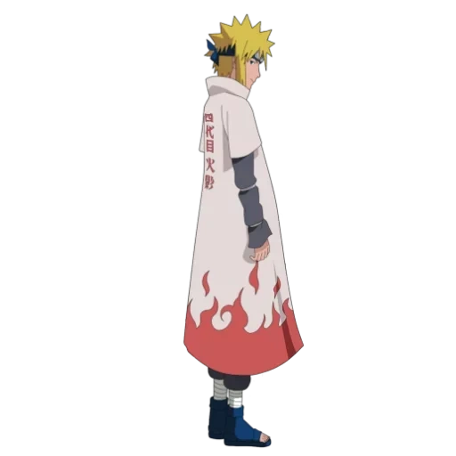 naruto, manteau naruto, imperméable à eau profonde, les eaux sont chaudes, minato namikaze pleine hauteur