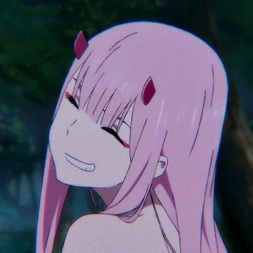 zero two, zero two x, lovely franks, cartoon character, cute wear franks 002