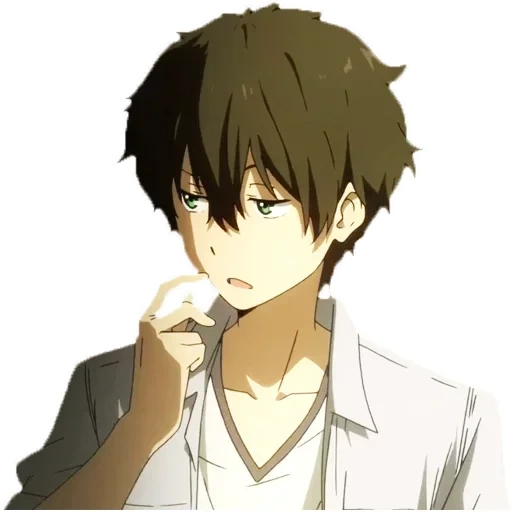 pacote, foto, khotaro orek, personagens de anime, anime khotaro oreki