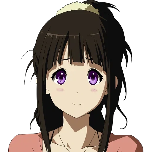 chitanda iran, eru chitanda, anime di chitanda, chitanda hyouka, fiore di ciliegio hekachi danda