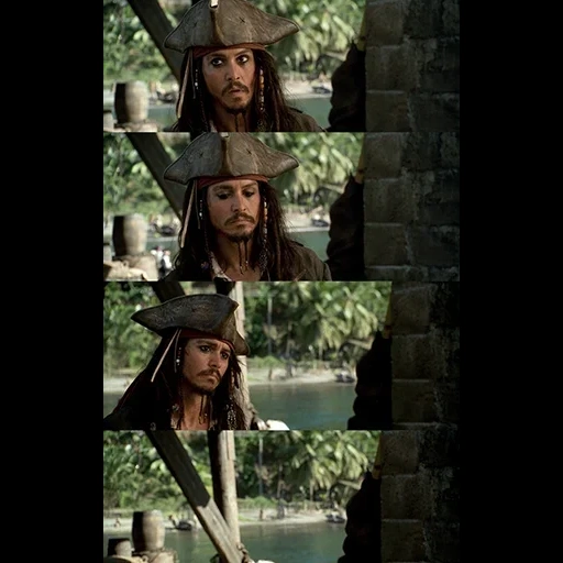 кадр фильма, джек воробей, пираты карибского, пираты карибского моря пираты, пираты карибского моря капитан джек воробей
