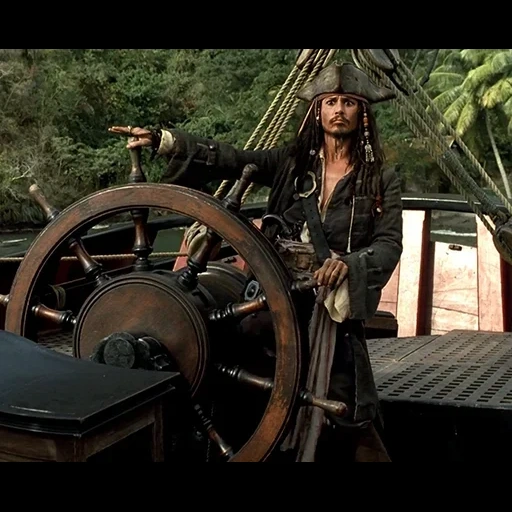 корабль, джек воробей, the caribbean, pirates the caribbean, пираты карибского моря проклятие чёрной жемчужины