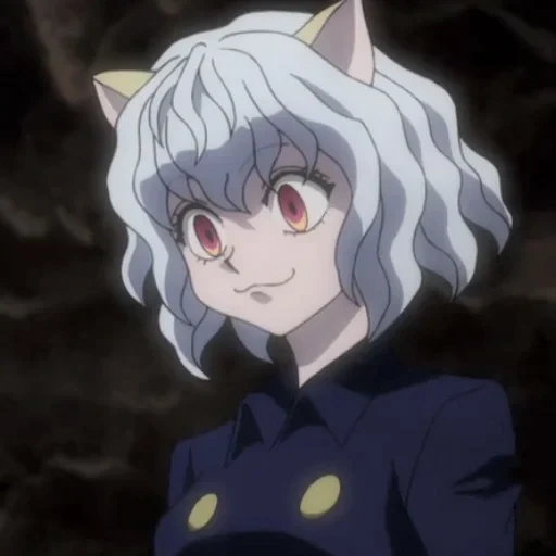 neferpitou, hunter neferpit, neferpiti hunter aura, anime hunter neferpit, hunter x hunter neferpita