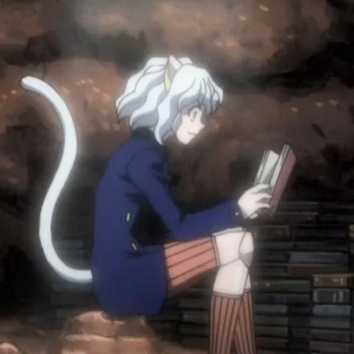 non-ferrite, neferpitou, cartoon characters, nefepitu hunt, hunter x hunter neferpitou