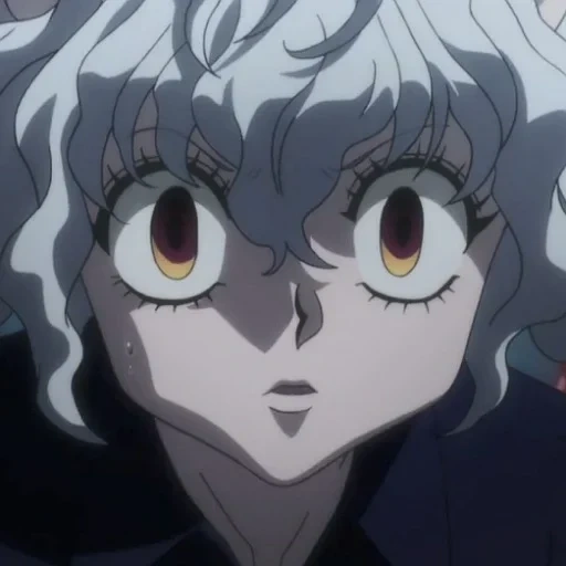 neferpiti hunter, hunter x hunter 3, neferpita 1998 tiros, anime hunter neferpit, hunter x hunter episódio 116