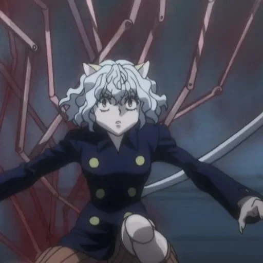 neferpitou, neferpitu hunter, nefpita hunt ora, neferpitu hunter 1999, hunter x hunter neferpitou