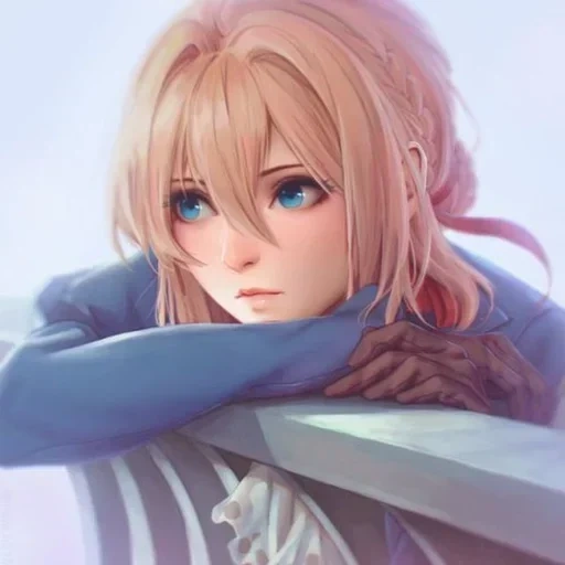 девушки аниме, violet evergarden, вайолет эвергарден, вайолет эвергарден арт, аниме вайолет эвергарден