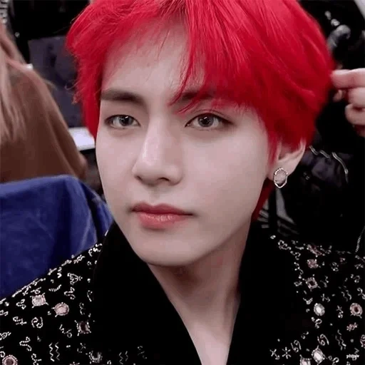 taehyung, kim ta hyun, taehyung bts, kim taehyun rouge, cheveux roux de taehyung