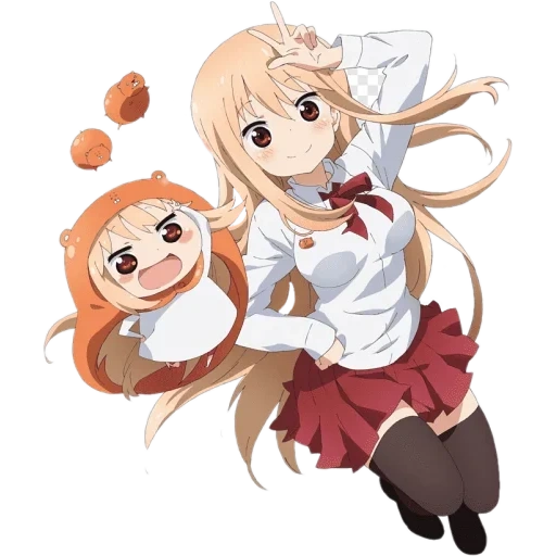 umaru, umaru chan, umaro tian, umaru chan, anime two faced sister umaru