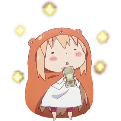 umaru, umaru chan, umaru chan, hermana von hermana de dos cara, two carted sister umaru chibi