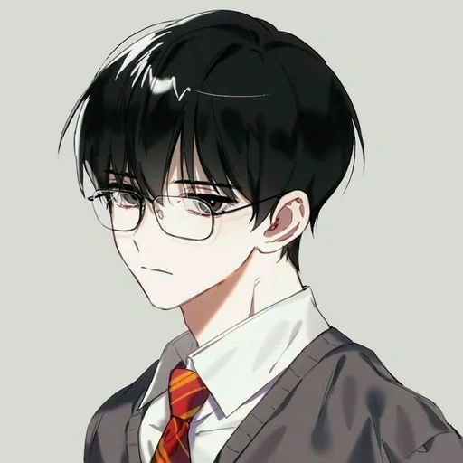 idées d'anime, personnages d'anime, anime harry potter, style d'anime harry potter, les héros de harry potter de style anime