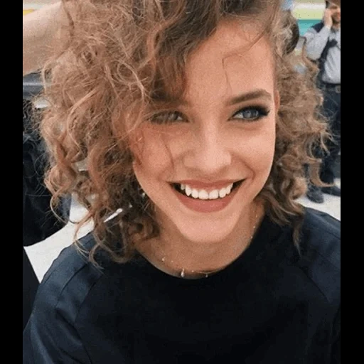 wanita muda, model wanita, barbara palvin, aktris cantik, gaya rambut fashion tinggi