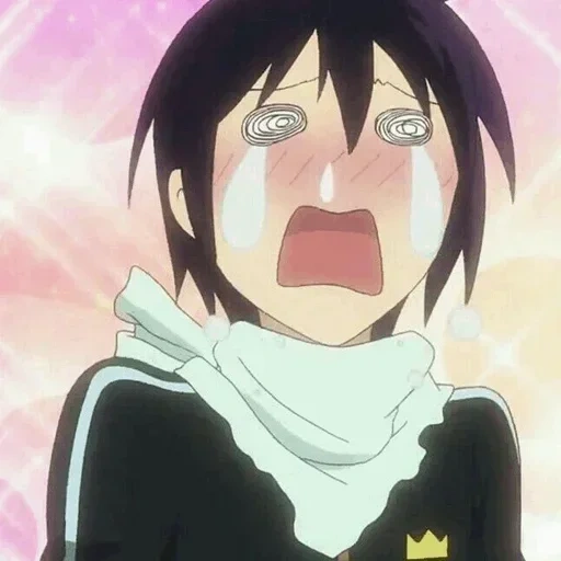 homeless god, the homeless god anime, anime homeless god yato, homeless god yato cries, anime homeless god yato cries