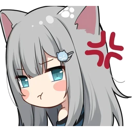 chibi algunos, chibi de anime, un poco de anime, anime neko, nachonekodayo