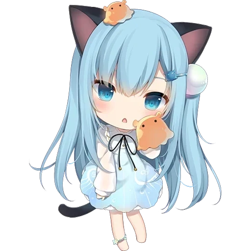 catgirl, carino anime, anime girl, personaggio di anime, amashiro natsuki