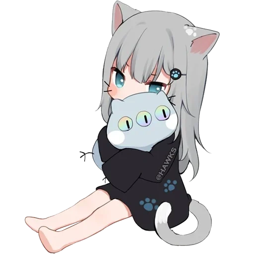 alguno, necesariamente, anime de gato de niña, anime de gato de niña, amashiro natsuki es algo de arte