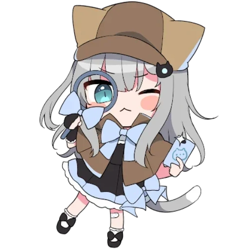 chibi, anime some, anime art, cute drawings of chibi, hibiki kantai chibi