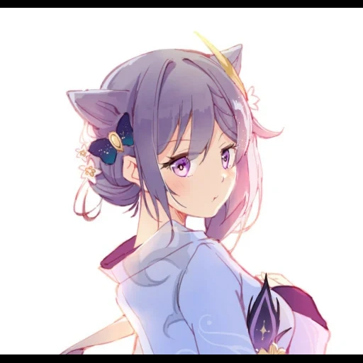 seni animasi, anime neko, anime yang lucu, karakter anime, karakter anime girl