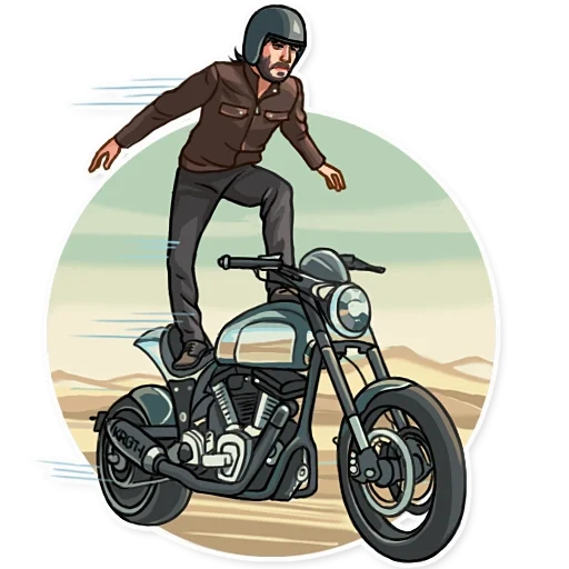 13 карт, мотоцикл рисунок, мотоцикл cafe racer, киану ривз мотоцикле, чоппер премиум мотоцикл