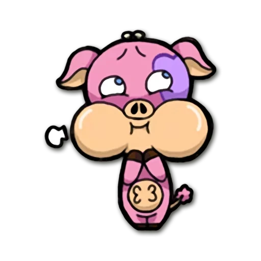 pig, a toy, dear pig, cartoon pig, pixel cute pig