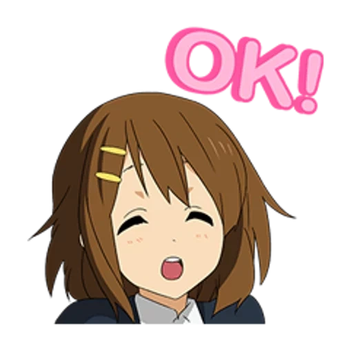 animation, figure, k-on watsap, k_on animation icon, cartoon inscription