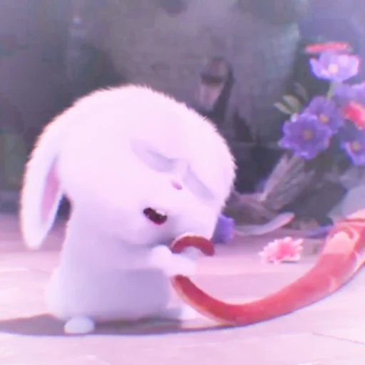 snowball di coniglio, little life of pets rabbit, snowball l'ultima vita degli animali domestici, ultima vita di animali domestici snowball, ultima vita di animali domestici snowball