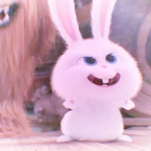 snowball di coniglio, vita segreta del coniglio, lepre della vita segreta dei cartoni animati, vita segreta degli animali domestici hare snowball, rabbit snowball last life of pets 1